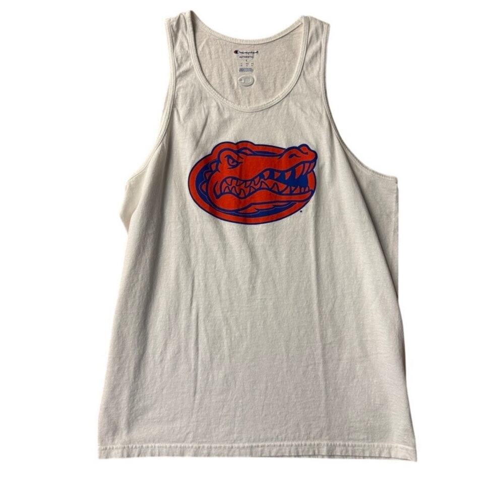 University of Florida Gators UF White Tank Top Champion Men's Large